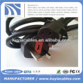 BS/British Power Cables 18 AWG l Power Cord (IEC320C13 to BS 1363)